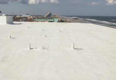 Cool roof coatings in Downey